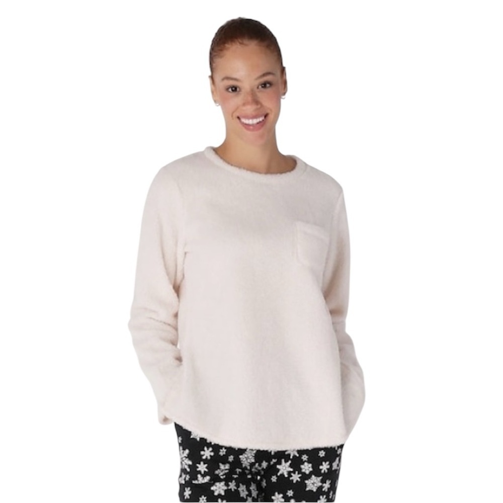 🆕 CUDDL DUDS Cozy Sherpa Top Size L
